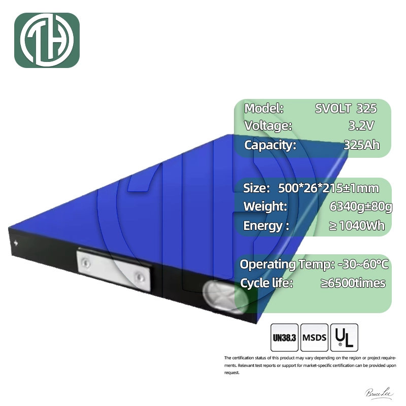 SVOLT 325Ah LiFePO₄ Blade Cell Dimensions