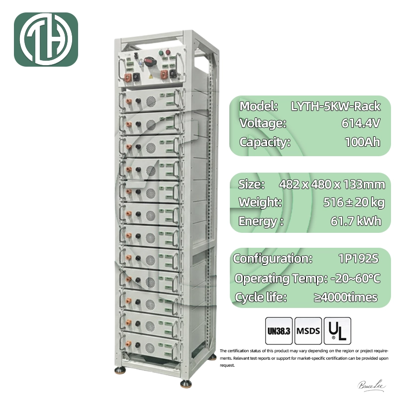 60kWh Commercial Battery System Structure Reference