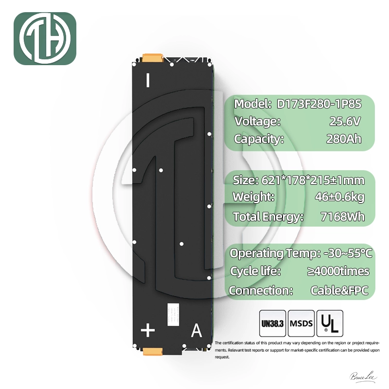 1P8S 280Ah Dimensions