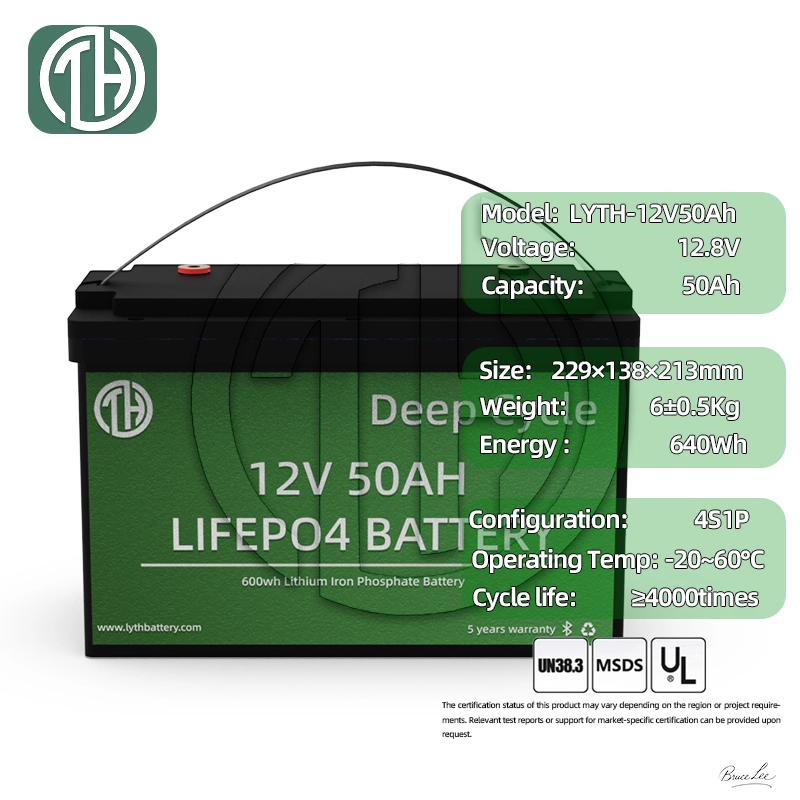 12V 50Ah Battery Pack Dimensions