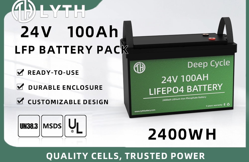 Lyth Case LYTH 24V 100Ah Battery Pack | LYTH