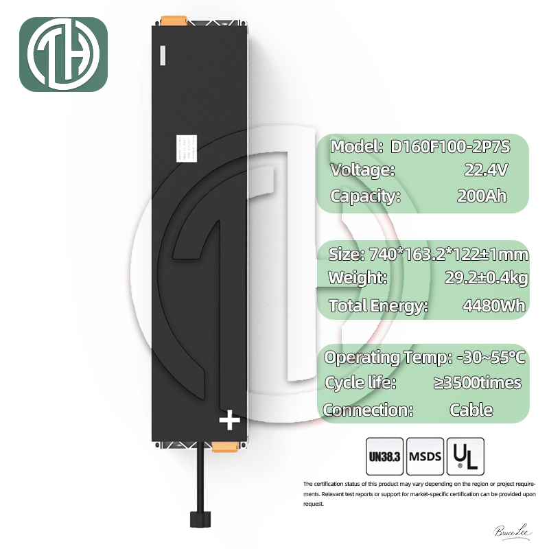 1P12S 100Ah Dimensions