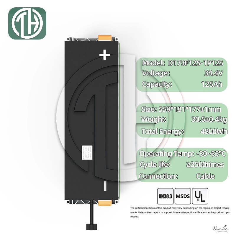 1P13S 125Ah Dimensions