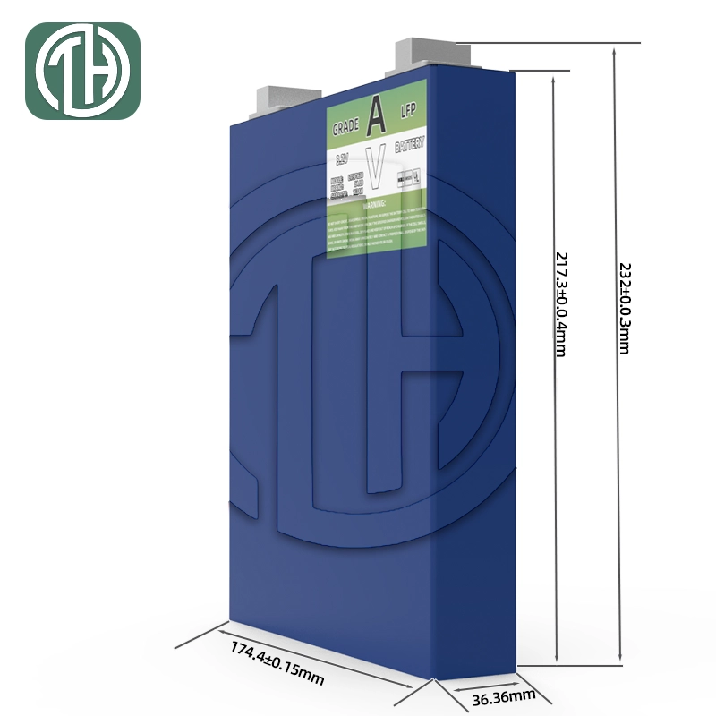 CALB 163Ah Nut Terminal Dimensions