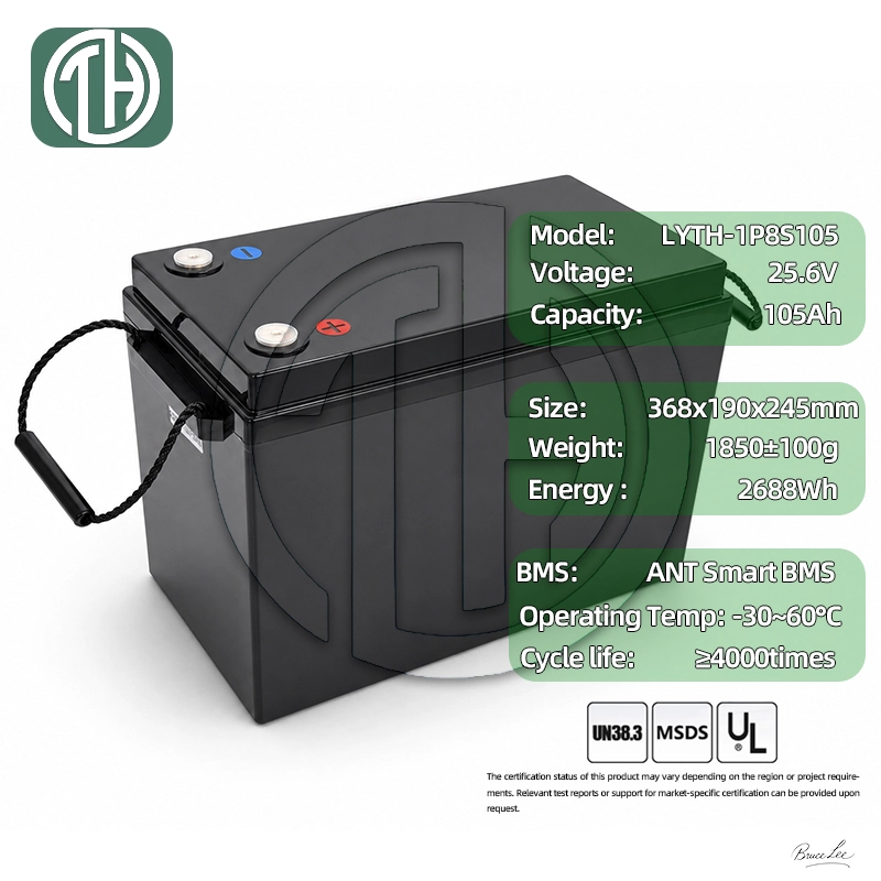 LYTH 25.6V 105Ah Battery Pack External Dimensions