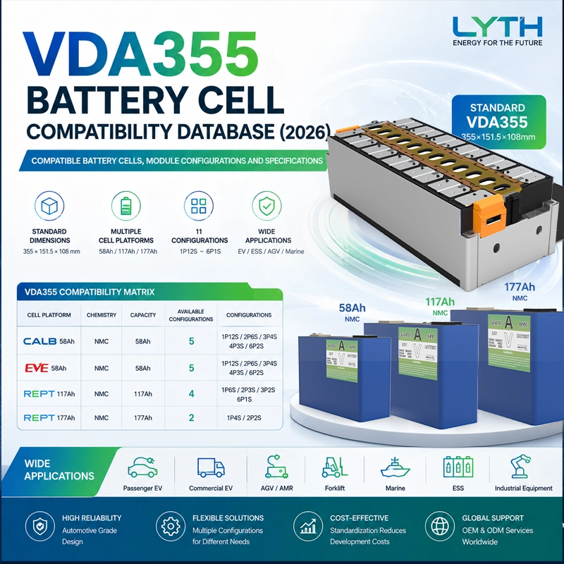 LYTH Launches VDA355 Battery Cell Compatibility Database to Support ...