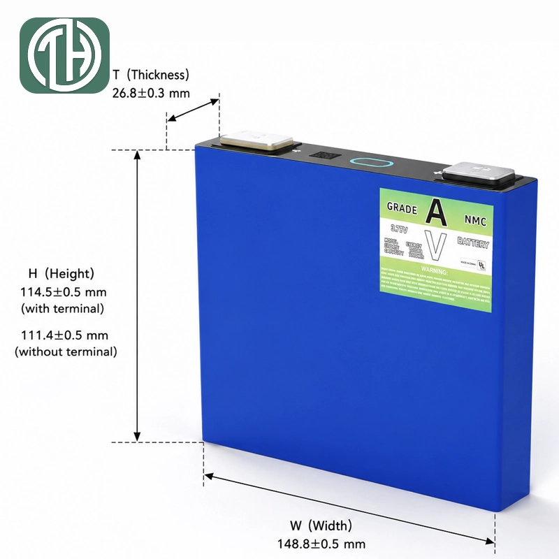 CALB L148N63A battery cell dimensions