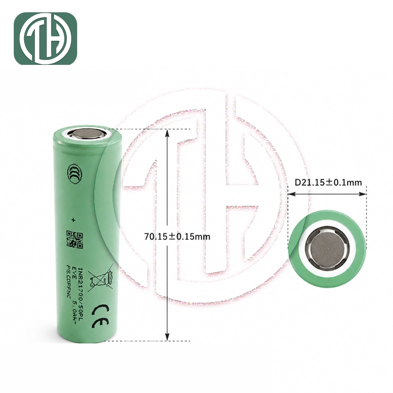 EVE INR21700/50PL battery cell dimensions