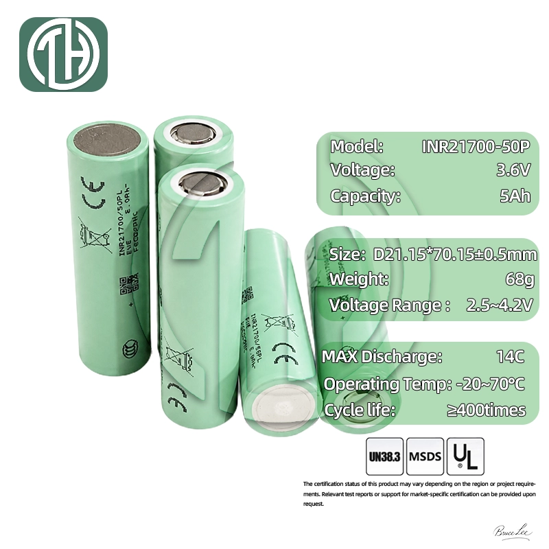 EVE INR21700/50PL battery cell specifications