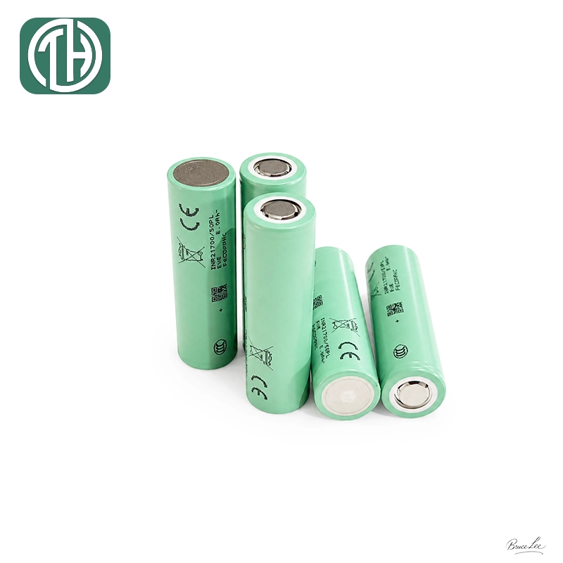 EVE INR21700/50PL battery cell bottom view