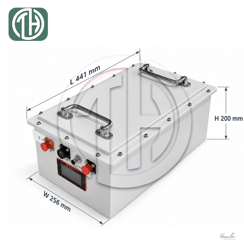 51.2V 67Ah LiFePO4 battery pack dimensions and structure