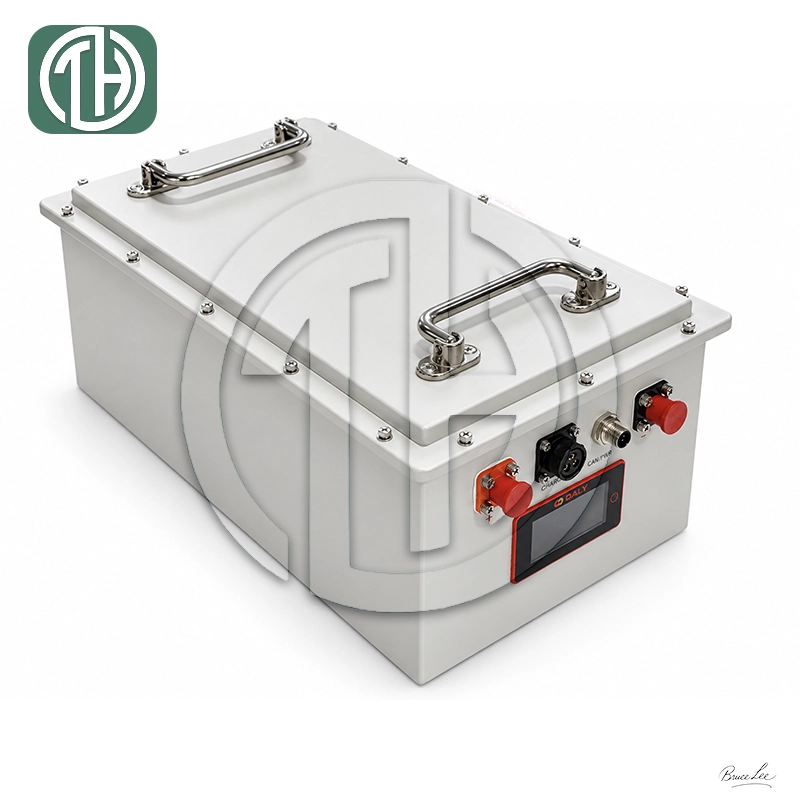 51.2V 67Ah LiFePO4 battery pack front panel