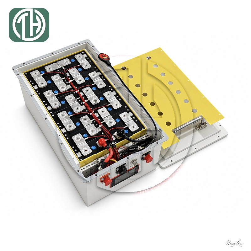 51.2V 67Ah battery pack enclosure and handles